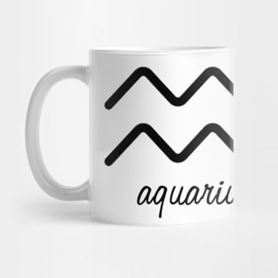 Aquarius Symbol Mug